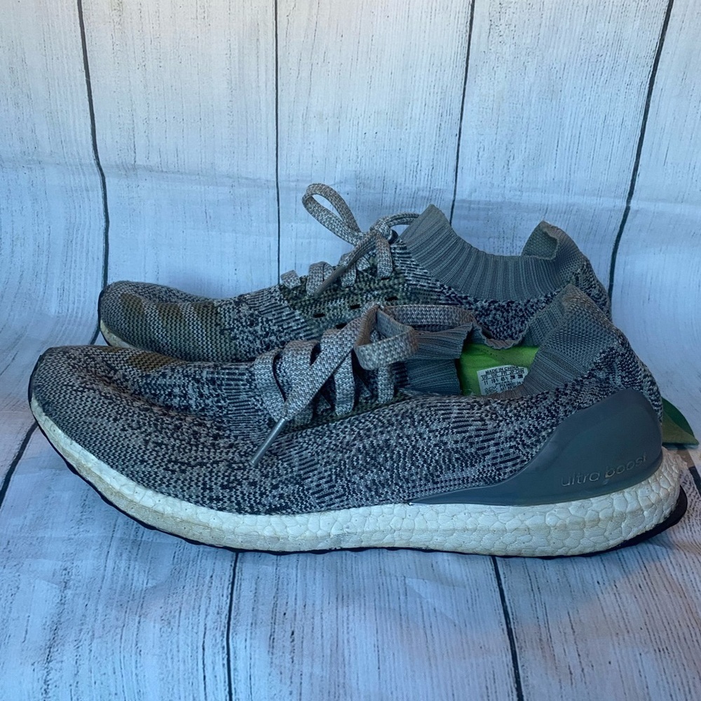 Adidas Ultra Boost Uncaged Clear Grey Runner PrimeKnit BB3898 Sz 11